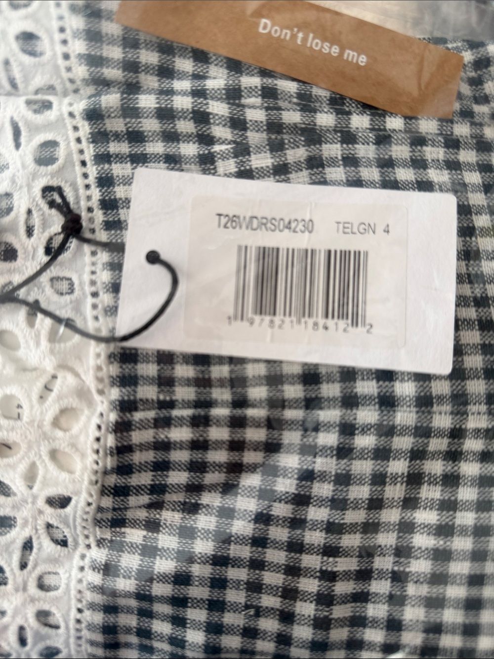 Few Moda Tanya 100% Linen Gingham Midi Dress NWT - Picture 6 of 10